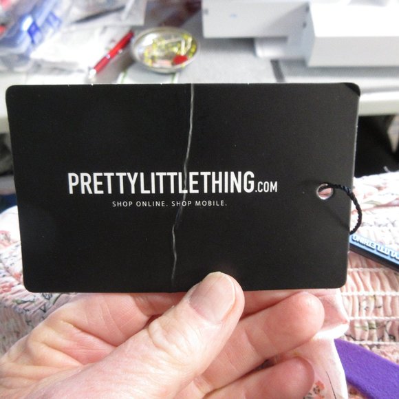 Pretty Little Thing Soft Peach floral top size 14 - Picture 11 of 11